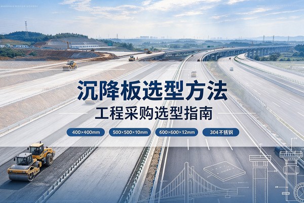 巴彦沉降板选择方法