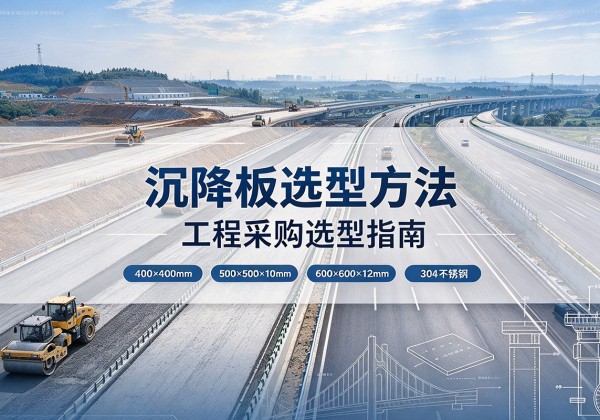 巴彦沉降板选择方法
